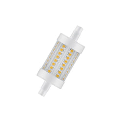 Led performance R7S double extrémité 78 mm transparent 8 w 1055 lm - 827 extra blanc chaud remplacement pour 75 w - Ledvance
