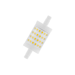Led performance R7S double extrémité 78 mm transparent 9,5 w 1055 lm - 827 extra blanc chaud intensité variable - rem - Ledvance