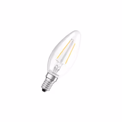 LEDVANCE CLASSIC LED E14 BOUGIE FILAMENT CLAIRE 2.5W 250LM - 827 BLANC TRÈS CHAUD | ÉQUIVALENT 25W