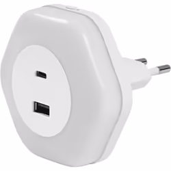Soutenez la lumière de nuit avec la connexion USB A et C et le capteur de lumière du jour. Propriétés du produit: connexion U ...