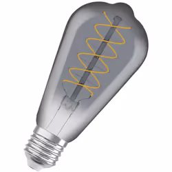 Dimmable LED lamps, vintage edition, classic Edison bulb shape slim filament - style LED technology. Caractéristiques produit ...