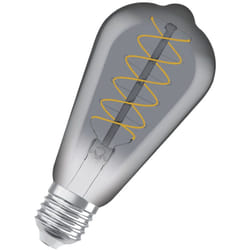 Osram - Ampoule led Dimmable édition vintage, remplacement de 30 watts, E27, ST64-Shape, 1800 Kelvin, Lumière de confort chaude, verre transparent,