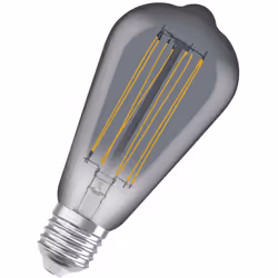 Dimmable LED lamps, vintage edition, classic Edison bulb shape slim filament - style LED technology. Caractéristiques produit ...