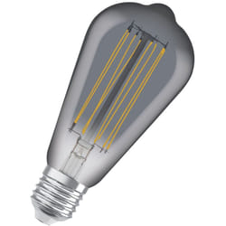 Osram - Ampoule led Dimmable édition vintage, 42 Watts Remplacement, E27, ST64, 1800 Kelvin, lumière confortable chaude, verre transparent, pack