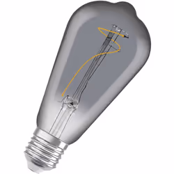 LED lamps, vintage edition, classic bulb, classic ball and Edison bulb shape with slim filament - style LED technology. Carac ...