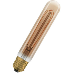 Osram - Ampoule led Dimmable édition vintage, remplacement de 40 watts, E27, tubulaire, 2200 Kelvin, lumière confortable chaude, verre transparent,