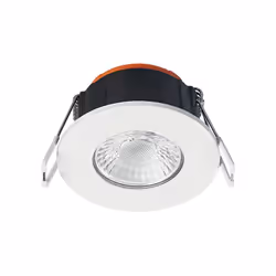 Corps en polycarbonate. Sélecteur de température de couleur situé à l'arrière du spot. Réglage de la puissance via un interru ...
