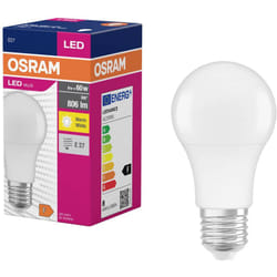 Homelighting 4099854109775 led cee f (a - g) E27 forme de poire 8.5 w = 60 w blanc chaud (ø x h) 60 mm x 60 mm 1 pc(s) Q519223 - Osram