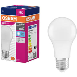 4099854109799 led cee f (a - g) E27 forme de poire 8.5 w = 60 w blanc neutre (ø x h) 60 mm x 60 mm 1 pc(s) Q519213 - Osram