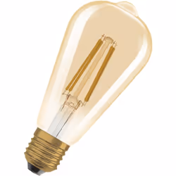 Lampesdirect ® est le grossiste de Ampoules LED | Chez Lampesdirect, le "Osram Vintage 1906 LED E27 Edison Filament Dorée 7.2 ...