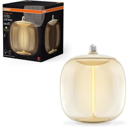 Osram Vintage 1906 Big Ovalampoule LED décorative avec verre ambréculot E273.4 wattsblanc chaud 2700K