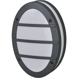 Endura classic orbick w lampe d'extérieur, applique murale, douille E27, gris foncé, aluminium, installation rapide et facile, diffuseur mat,
