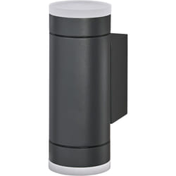 Ledvance - endura classic ive w Applique extérieure, GU10, gris foncé, aluminium, installation facile, diffuseur en verre ou pmma, IP65, éclairage