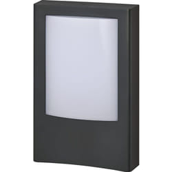 Endura style entrance Applique extérieure, 12,5W, 900lm, lampe d'entrée, gris foncé, IP44, 3000K, lumière blanc chaud - Ledvance