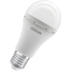 Led Classic a 60 Lampe de camping / éclairage de secours avec batterie rechargeable intégrée (ex 60W) 8W Blanc froid E27 - Osram