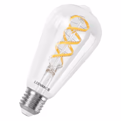 LEDVANCE SMART+ MATTER Filament Edison ampoule LED Multi, Blanc 6500 K 4,8 W E27 E