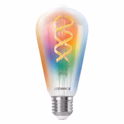 LEDVANCE SMART+ MATTER Filament Edison ampoule LED Multi, Blanc 6500 K 4,8 W E27 E