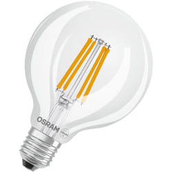 Led Classic à filament en forme de bouclassique, filament en verre transparent, 3,8 W,E27, eek a, 806 lm pour éclairage général. - Osram