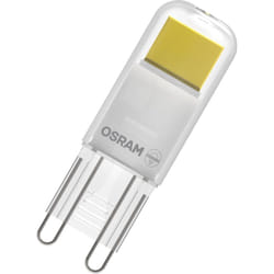 Led pin en verre transparent, de 1,8 w pour 200 lm, lumière blanc chaud de 2700 k, multicolore, culot de fiche retrofit G9, cri 80, eek e, diamètre