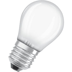 Osram - led Superstar Classic p 40 en forme de mini bouclassique en verre dépoli, 2,2 w, 470 lm,E27, lumière blanc chaud de 2700 k, eek a, 45 mm de
