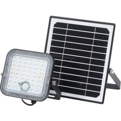 LEDVANCE d'extérieur solaire LED Endura Outdoor noire avec projecteur et panneau solaire, câbde 5 m de long, avec télécommande et détecteur de