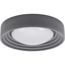 Ledvance - orbis Concrete, grey concrete ceiling light with led, 18 w, 1,500 lm, 3,000 k friendly warm white, dimmable in 3 steps by clicking, 400 mm