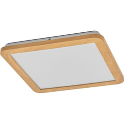 LEDVANCE ORBIS Disc applique/avec LED, décor bois, 22W, 1800lm, 3000/4000K, réglabvia interrupteur mural avec Click CCT, 30x30cm, protection IP44