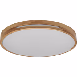 Plafonnier LED avec anneau en bois. Caractéristiques du produit: Type de protection : IP20. Durée de vie : jusqu'à 30 000 h. ...