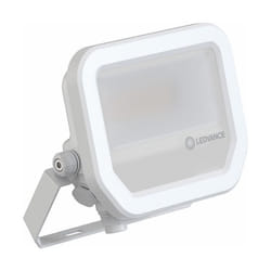 Ledvance Projecteur LED Aluminium Blanc 8W 1100lm 100D - 830 Blanc Chaud  IP66 - Symétrique