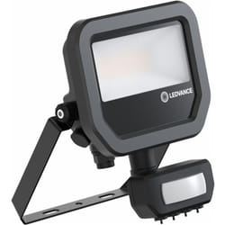 Ledvance Projecteur Led Aluminium Noir 8w 1100lm 100d - 830 Blanc Chaud Ip65 - Détecteur De Mouvement Et De Lumière - Symétriq