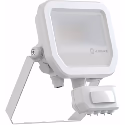 LEDVANCE PROJECTEUR LED ALUMINIUM BLANC 8W 1200LM 100D - 840 BLANC FROID | IP65 - DÉTECTEUR DE MOUVEMENT ET DE LUMIÈRE - SYMÉ ...