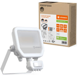 Ledvance - Projecteur led 17W 2400lm 4000K IP65 Blanc avec détecteur de mouvement