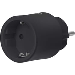 Smart+ matter prise ue en noir, prise intelligente avec technologie Matter over Wi-Fi pour intégrer appareils électriques au système domotique - Osram