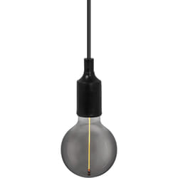 Suspension Vintage 1906® bell E27, noire, max. 15 w led, culot E27, rosace en forme d'entonnoir, suspension d'intérieur, à combiner avec des lampes