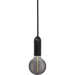 Suspension Vintage 1906® round E27, noire, max. 25 w (led 15 w), culot E27, rosace ronde, suspension d'intérieur, à combiner avec des lampes 1906