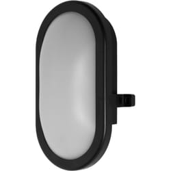 Hublot led 11W, 4000K, 840 lm, IP54, IK06, antichoc, boîtier noir, angle d'éclairage 120°, pour caves et garages - Osram