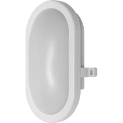 OSRAM Applique murale LED 11W Bulkhead, 4000K, 840 lm, IP54, IK06, antichoc, boîtier en polycarbonate blanc, angle d'éclairage 120°, pour caves et