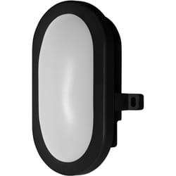 Osram - Hublot led 6W , 4000K, 420 lm, IP54, IK06, antichoc, noire, boîtier en polycarbonate, angle d'éclairage 120°, pour caves et garages