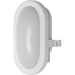 Osram - Applique murale led 6W cloison, 4000K, 420 lm, IP54, IK06, antichoc, boîtier en polycarbonate blanc, angle d'éclairage 120°, pour caves et
