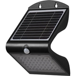Projecteur solaire endura butterfly, noir, 4 w, 500 lm, détecteur de mouvement et de lumière, éclairage extérieur, batterie rechargeable, respectueux