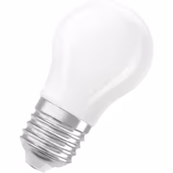 L'ampoule LED OSRAM Superstar P40 à filament Globe Mat est dimmable et offre 3,4 watts, 470 lumens et une température de coul ...