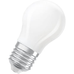 Osram - Lampe led Superstar P40 Globe Filament dimmable, 2700 k blanc chaud, 3,4 w, E27, dépolie, 470 lm, 15 000 h, pour luminaires de table et