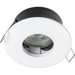 Plafonnier encastrable avec GU10 led 4.3W, blanc, IP65, pour salle de bain & intérieurs, accessoires montage inclus - Osram