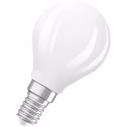 L'ampoule LED OSRAM Superstar P40 à filament Globe Mat est dimmable et offre 3,4 watts, 470 lumens et une lumière blanc chaud ...