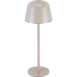 Luminaire extérieur endura style table, 2,5W, 200lm, beige, lampe de table, batterie rechargeable, classe de protection IP54, gradation en continu,