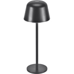 Luminaire extérieur endura style table, 2,5W, 200lm, gris foncé, lampe de table, batterie rechargeable, IP54, gradation en continu, fonction de