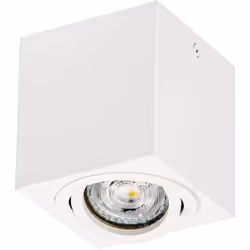 Luminaires apparents avec douille GU10. Caractéristiques du produit: Convient pour les lampes avec culot GU10. Matériel du bo ...