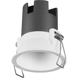 Spot encastré spot twist, blanc, 5 w, 400 lm, 830 w, diamètre 70 mm, couleur de lumière blanc chaud, jusqu'à 90 % d'économies d'énergie par rapport