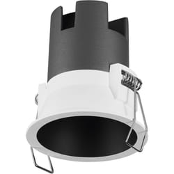 Spot encastré spot twist, noir, 5 w, 400 lm, 830 w, diamètre 70 mm, couleur de lumière blanc chaud, jusqu'à 90 % d'économies d'énergie par rapport
