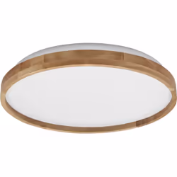 Plafonnier LED avec anneau en bois. Caractéristiques du produit: Type de protection : IP20. Durée de vie : jusqu'à 30 000 h.  ...